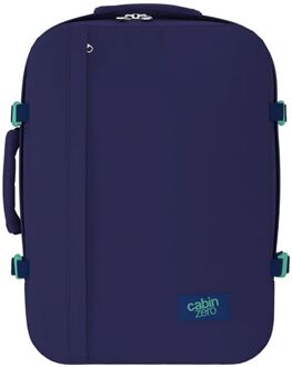 Cabinzero Classic 44L Ultra Light Cabin Bag deep ocean weekendtas handbagage Blauw - H 51 x B 37 x D 20 cm