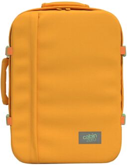 Cabinzero Classic 44L Ultra Light Cabin Bag honey comb weekendtas handbagage Geel - H 51 x B 37 x D 20 cm
