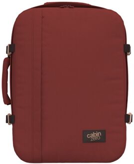 Cabinzero Classic 44L Ultra Light Cabin Bag sangria red weekendtas handbagage Rood - H 51 x B 37 x D 20 cm