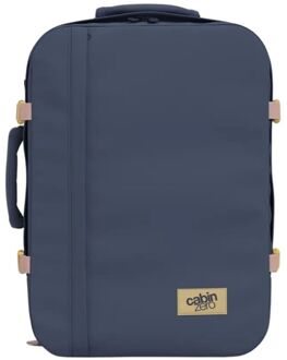 Cabinzero Classic 44L Ultra Light Cabin Bag shibori blue weekendtas handbagage Blauw - H 51 x B 37 x D 20 cm