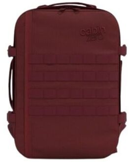 Cabinzero Military 28L Lightweight Cabin Bag marrakech weekendtas handbagage Rood - H 40 x B 30 x D 15 cm
