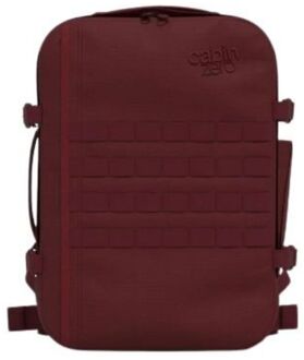 Cabinzero Military 36L Lightweight Cabin Bag marrakech weekendtas handbagage Rood - H 46 x B 33 x D 16 cm