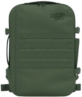 Cabinzero Military 36L Lightweight Cabin Bag mystic green weekendtas handbagage Groen - H 46 x B 33 x D 16 cm