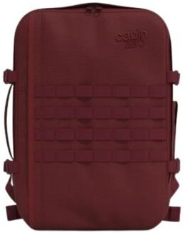 Cabinzero Military 44L Lightweight Cabin Bag marrakech weekendtas handbagage Rood - H 52 x B 36 x D 19 cm