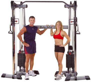Cable Crossover - Body-Solid Functional Trainer GDCC200 Grijs