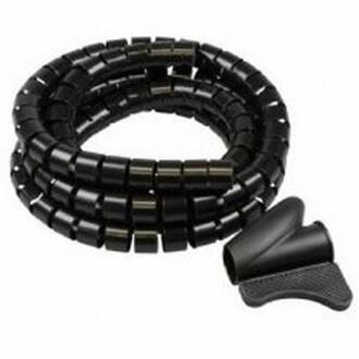 Cable eater kabelslang met rijgtool - 16 mm / 2m / zwart