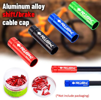 Cable End Cap Wire Tip 10pcs Bike Bicycle Aluminum Alloy 4mm 5mm Derailleur Shift Brake Housing Ferrules Crimps Dust Cover