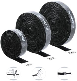 Cable Management Regelen Banden Herbruikbare Regelen Kabel Organizer Bandjes Regeling Magic Tape Tie Fasteners Voor Computer 1 meter