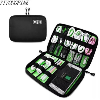 Cable Organizer System Kit Case USB Data Cable Earphone Wire Pen Power Bank Storage Bags Digital Gadget Devices Travel