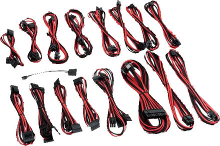 Cablemod CM-CSI-FKIT-KKR Intern Zwart, Rood electriciteitssnoer