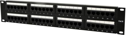 Cablexpert Cat6 48-poorts patchpanel met kabelorganizer