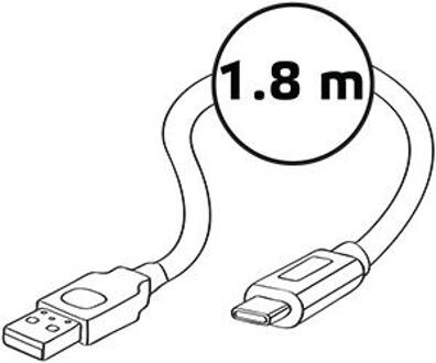 Cablexpert Kabel / Adapter USB-kabel 1,8 m 2.0 USB A USB C Zwart