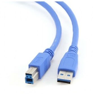 Cablexpert USB 3.0 USB 3.0 A Male to B Male, blue, 1.8M - small
