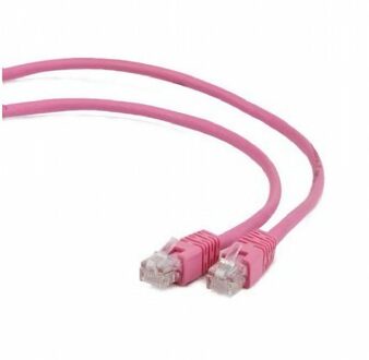 Cablexpert UTP CAT5e Patch Cable, pink, 1m - small