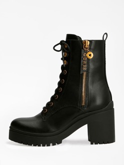 Cabra dames veterboot - Zwart - Maat 40