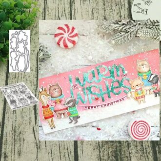 Cacao Party Siliconen Clear Stempel Rubberen Afdichting of Metalen Snijden Sterven voor DIY Scrapbooking Fotoalbum Embossing Decoratieve Craft enkel en alleen postzegel