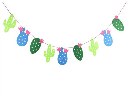 Cactus Patroon Latex Ballon Tropische Zomer Party Groene Cactus Banner Cake Topper voor Kids Favor Verjaardag Lucht Ballen Decoratie A01-1reeks