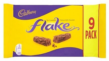 Cadbury - Flake Bar 9-Pack 180 Gram