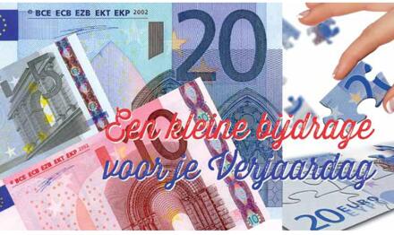 Cadeau-envelop ballon pak a 10 multi