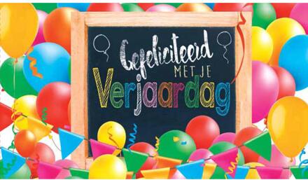 Cadeau-envelop briefgeld pak a 10 multi