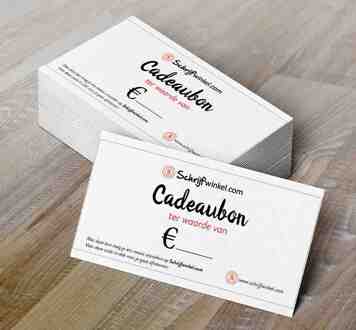 Cadeaubon Schrijfwinkel.com 100 euro