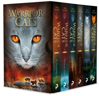 Cadeaubox warrior cats - 6 delen van serie 1 - Boek Erin Hunter (9059244419)