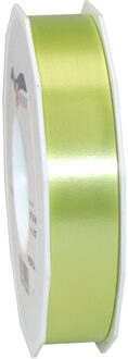 Cadeaulint - 2,5 cm x 91 meter - lime groen - satijn - sierlint - cadeaus inpakken