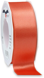 Cadeaulint Satijn - 4 cm x 25 meter - oud roze - cadeaus inpakken - sierlint