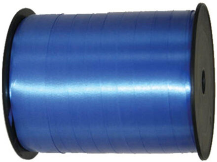 Cadeaulint/sierlint in de kleur blauw 5 mm x 500 meter