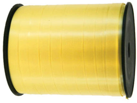 Cadeaulint/sierlint in de kleur geel 5 mm x 500 meter