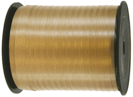 Cadeaulint/sierlint in de kleur goud 5 mm x 500 meter - Cadeauversiering Goudkleurig