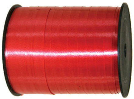 Cadeaulint/sierlint in de kleur rood 5 mm x 500 meter