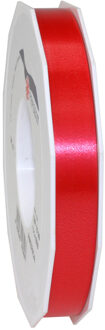Cadeaulint/sierlint plastic XL - 1,5 cm x 91 meter - rood - cadeaus inpakken - decoratie