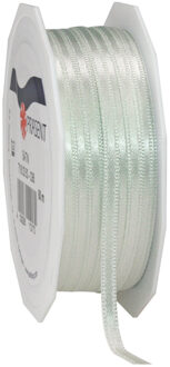 Cadeaulint/sierlint Satijn - 0.3 cm x 50 meter - Licht Groen - cadeaus - Cadeaulinten