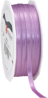 Cadeaulint/sierlint Satijn - 0.6 cm x 50 meter - Lila - cadeaus inpakken - decoratie