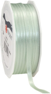 Cadeaulint/sierlint Satijn - 0.6 cm x 50 meter - Mint Groen - cadeaus - Cadeaulinten