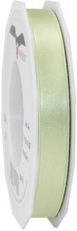 Cadeaulint/sierlint Satijn - 1.5 cm x 25 meter - licht groen - cadeaus inpakken - decoratie
