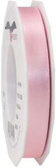 Cadeaulint/sierlint Satijn - 1.5 cm x 25 meter - licht roze - cadeaus inpakken - decoratie