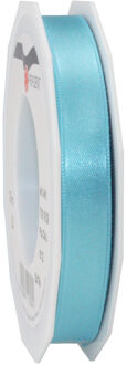 Cadeaulint/sierlint Satijn - 1.5 cm x 25 meter - Turquoise - cadeaus inpakken - decoratie