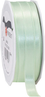 Cadeaulint/sierlint Satijn - 1 cm x 25 meter - Mint groen - cadeaus inpakken - decoratie