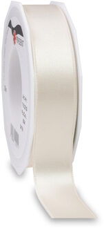 Cadeaulint/sierlint Satijn - 2.5 cm x 25 meter - beige - cadeaus - Cadeaulinten