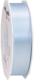 Cadeaulint/sierlint Satijn - 2.5 cm x 25 meter - licht blauw - cadeaus inpakken - decoratie Lichtblauw
