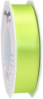 Cadeaulint/sierlint Satijn - 2.5 cm x 25 meter - lime groen - cadeaus inpakken - decoratie