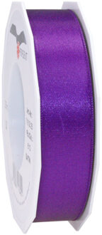 Cadeaulint/sierlint Satijn - 2.5 cm x 25 meter - paars - cadeaus inpakken - decoratie