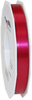 Cadeaulint/sierlint Satijn XL - 1,5 cm x 91 meter - Bordeaux - cadeaus - Cadeaulinten Rood