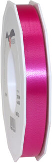 Cadeaulint/sierlint Satijn XL - 1,5 cm x 91 meter - fuschia - cadeaus - Cadeaulinten Roze