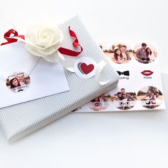 Cadeaustickers - Set van 48