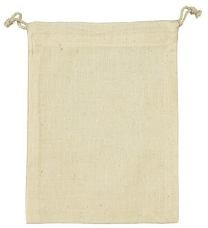 Cadeauzakje met koord 10 x 14 cm