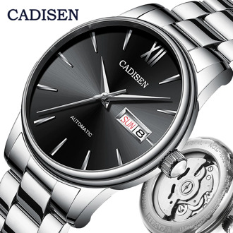 CADISEN Men Watch Automatic Mechanical Watches Japan NH36A Role Date Week Top Luxury Brand Wrist watch Clock Relogio Masculino