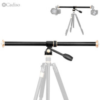 Cadiso Qzsd Horizontale Bar Camera Mount Statief Boom Draaibare Multi-Hoek Center Kolom Staaf Extension Cross Arm Steeve